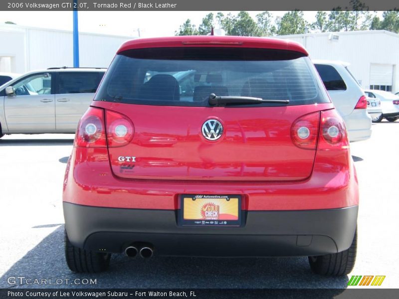 Tornado Red / Black Leather 2006 Volkswagen GTI 2.0T