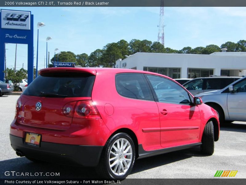 Tornado Red / Black Leather 2006 Volkswagen GTI 2.0T