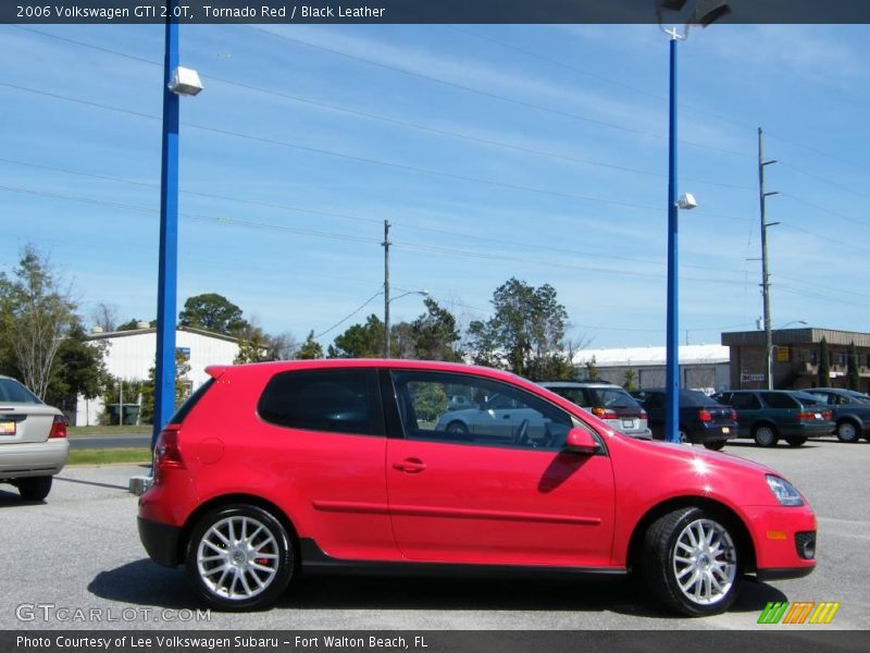 Tornado Red / Black Leather 2006 Volkswagen GTI 2.0T