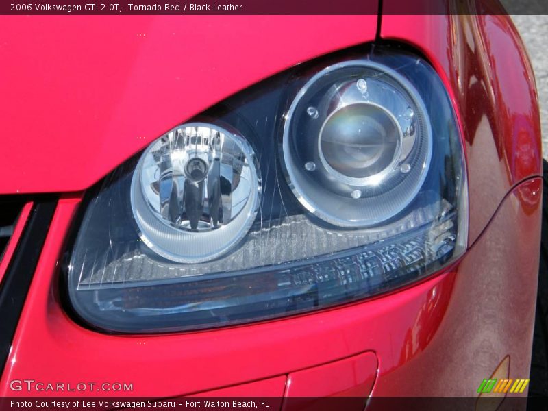 Tornado Red / Black Leather 2006 Volkswagen GTI 2.0T