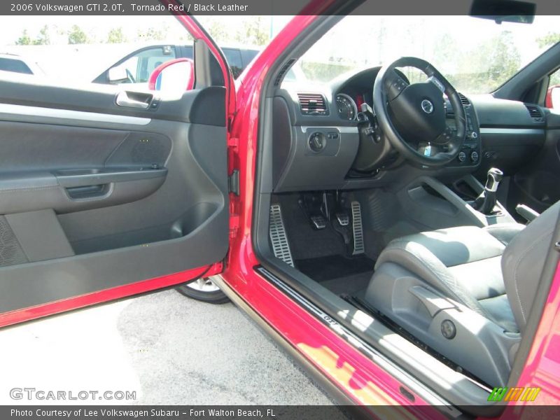 Tornado Red / Black Leather 2006 Volkswagen GTI 2.0T