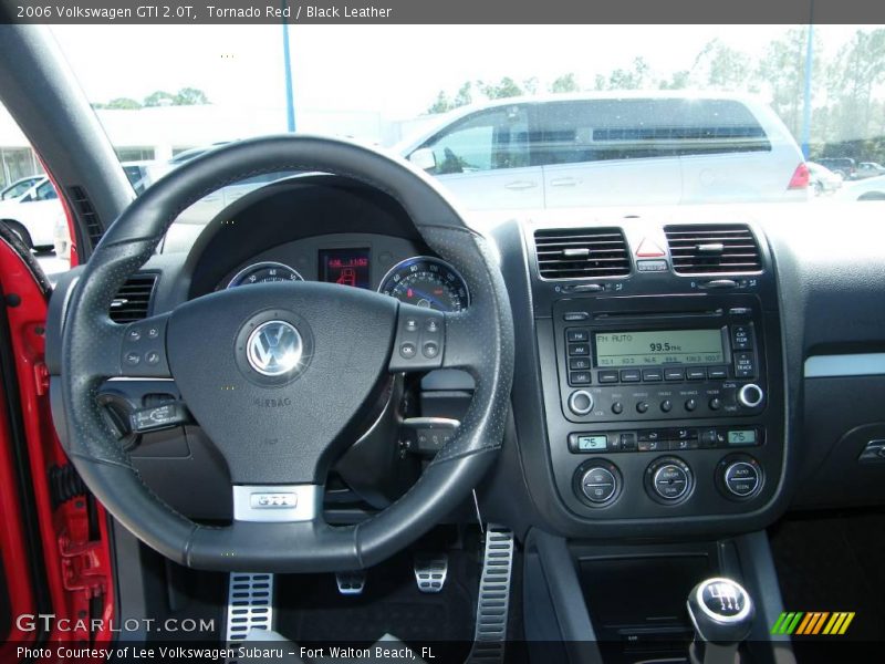 Tornado Red / Black Leather 2006 Volkswagen GTI 2.0T