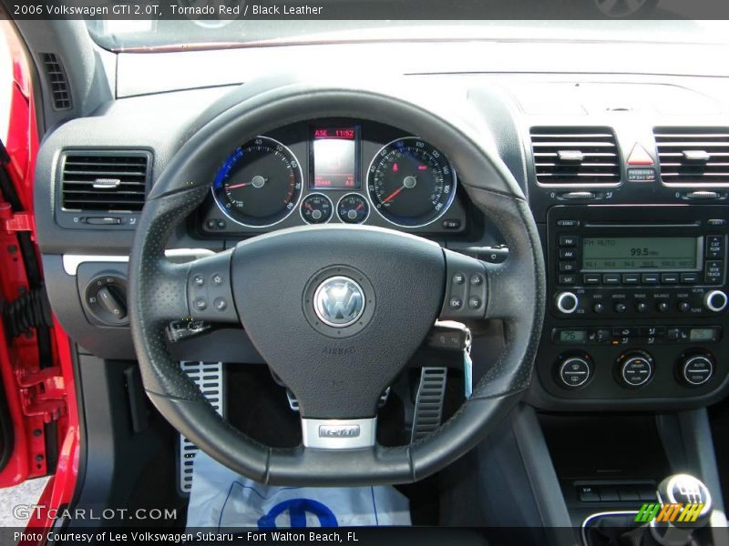 Tornado Red / Black Leather 2006 Volkswagen GTI 2.0T