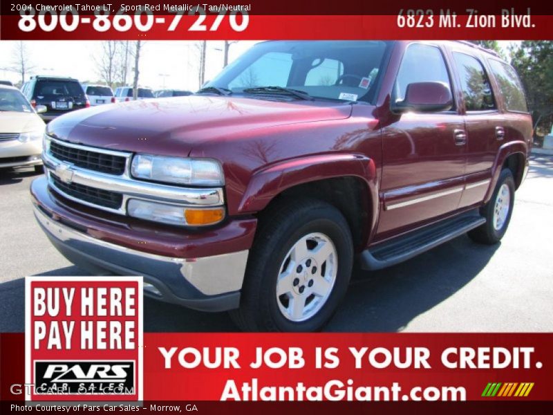 Sport Red Metallic / Tan/Neutral 2004 Chevrolet Tahoe LT