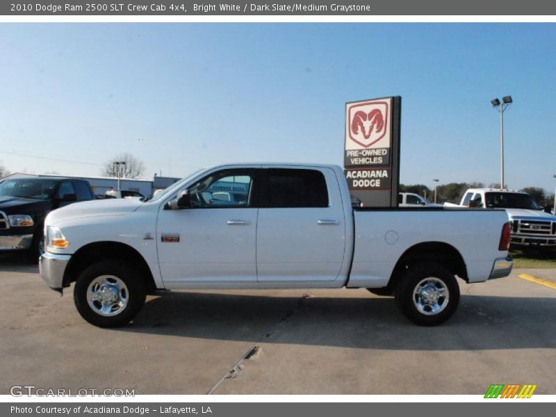 Bright White / Dark Slate/Medium Graystone 2010 Dodge Ram 2500 SLT Crew Cab 4x4