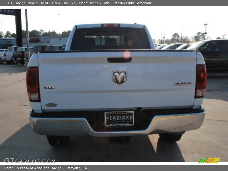Bright White / Dark Slate/Medium Graystone 2010 Dodge Ram 2500 SLT Crew Cab 4x4