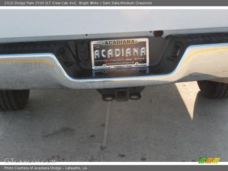 Bright White / Dark Slate/Medium Graystone 2010 Dodge Ram 2500 SLT Crew Cab 4x4