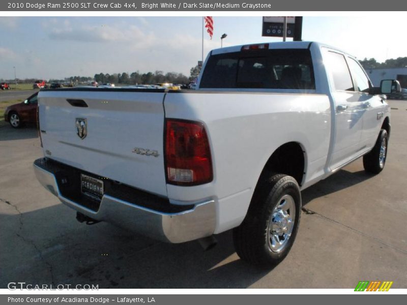 Bright White / Dark Slate/Medium Graystone 2010 Dodge Ram 2500 SLT Crew Cab 4x4
