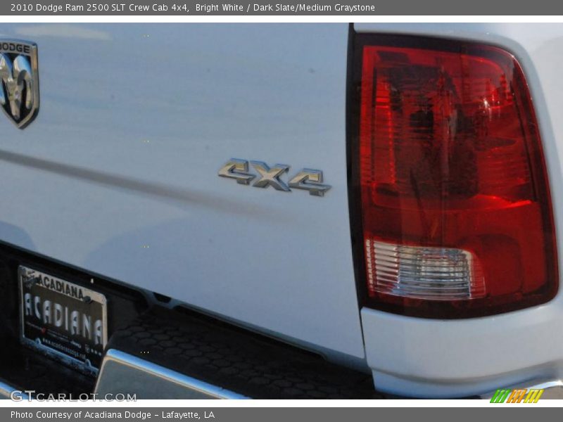 Bright White / Dark Slate/Medium Graystone 2010 Dodge Ram 2500 SLT Crew Cab 4x4