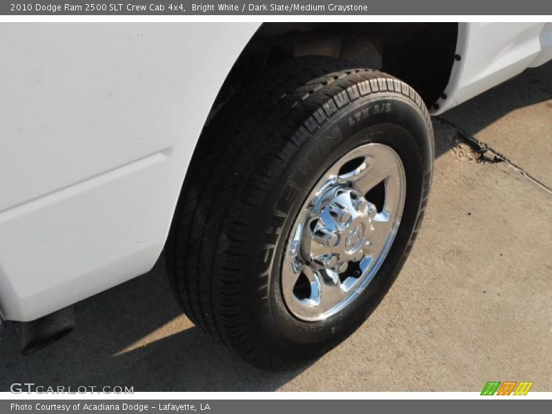 Bright White / Dark Slate/Medium Graystone 2010 Dodge Ram 2500 SLT Crew Cab 4x4