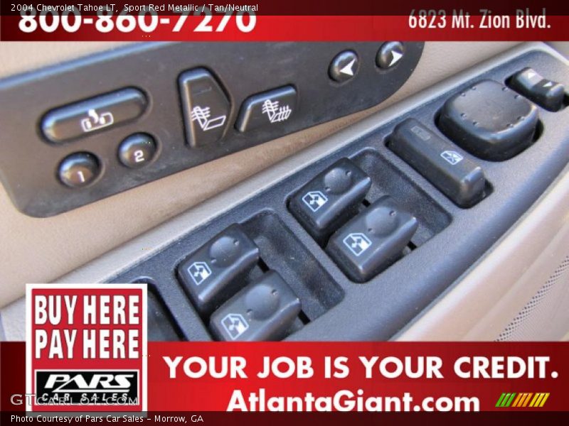Sport Red Metallic / Tan/Neutral 2004 Chevrolet Tahoe LT