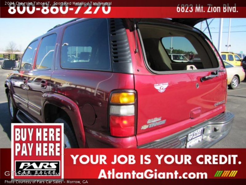 Sport Red Metallic / Tan/Neutral 2004 Chevrolet Tahoe LT