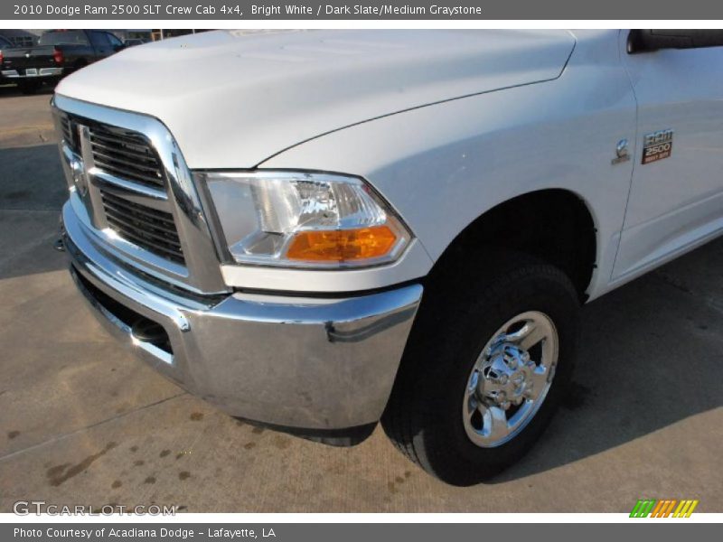 Bright White / Dark Slate/Medium Graystone 2010 Dodge Ram 2500 SLT Crew Cab 4x4