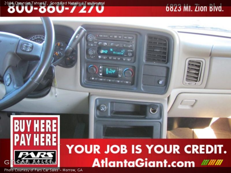 Sport Red Metallic / Tan/Neutral 2004 Chevrolet Tahoe LT