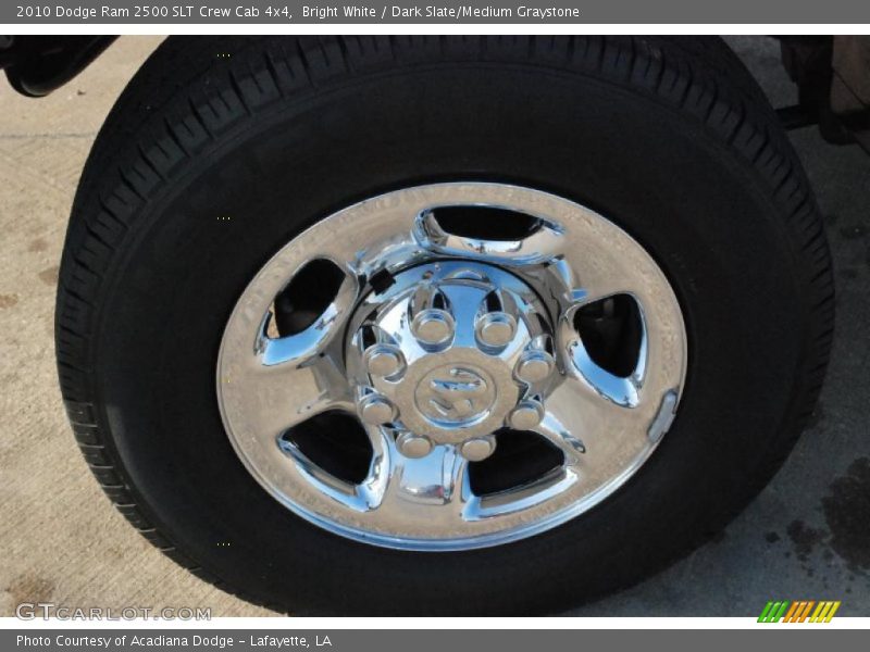 Bright White / Dark Slate/Medium Graystone 2010 Dodge Ram 2500 SLT Crew Cab 4x4