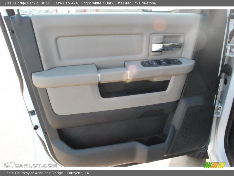 Bright White / Dark Slate/Medium Graystone 2010 Dodge Ram 2500 SLT Crew Cab 4x4