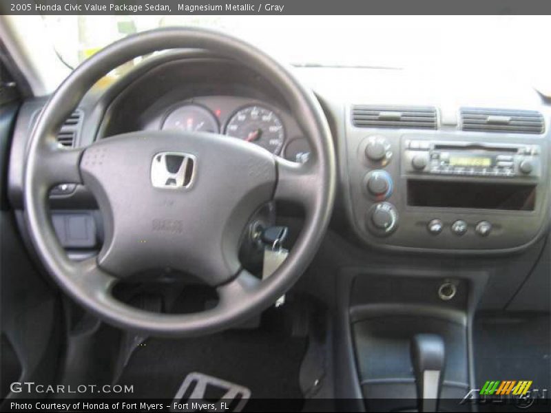 Magnesium Metallic / Gray 2005 Honda Civic Value Package Sedan