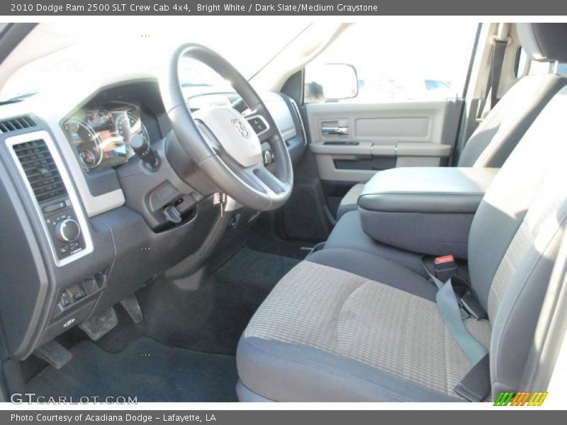 Bright White / Dark Slate/Medium Graystone 2010 Dodge Ram 2500 SLT Crew Cab 4x4