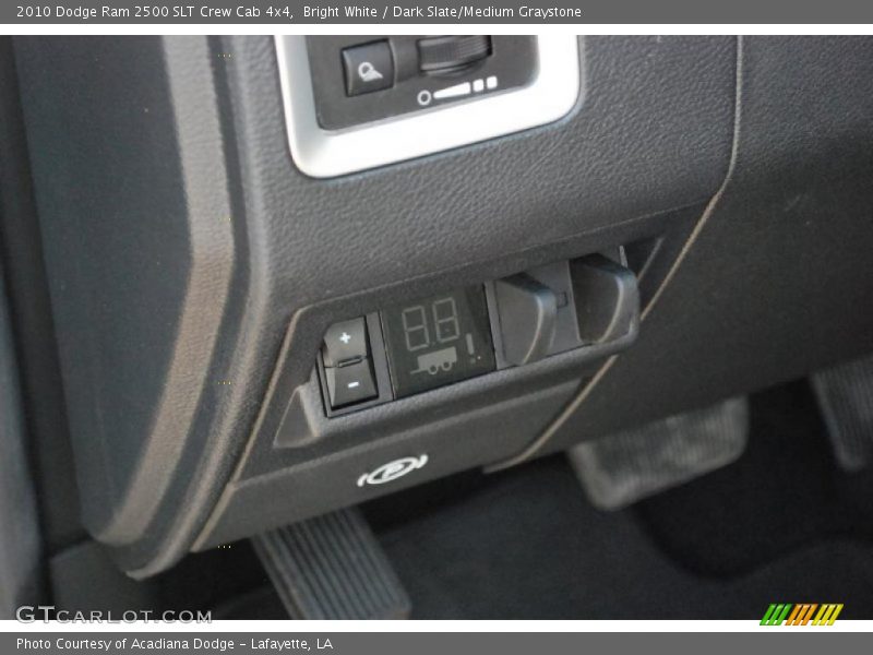 Bright White / Dark Slate/Medium Graystone 2010 Dodge Ram 2500 SLT Crew Cab 4x4