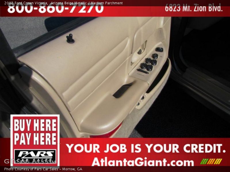 Arizona Beige Metallic / Medium Parchment 2002 Ford Crown Victoria