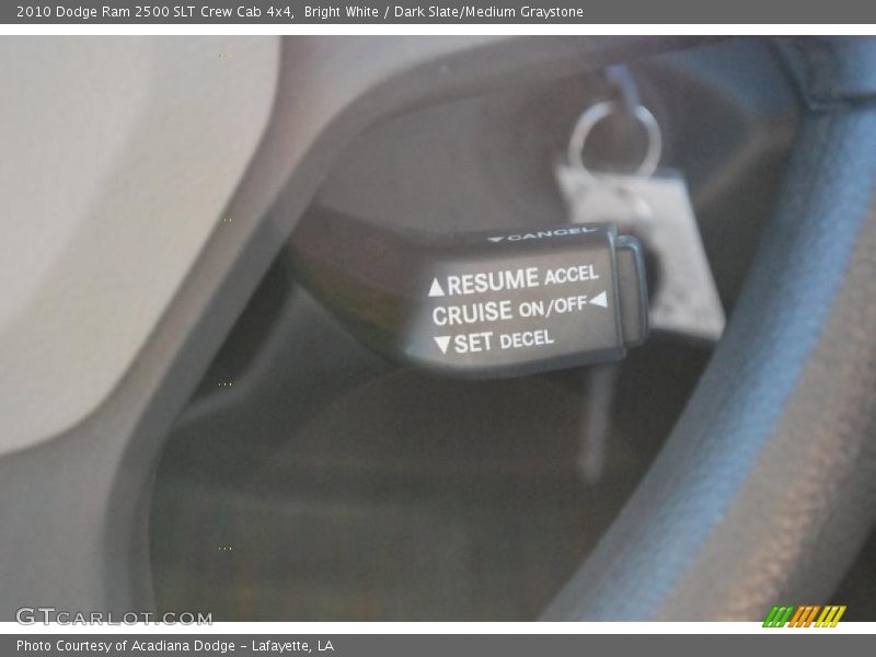 Bright White / Dark Slate/Medium Graystone 2010 Dodge Ram 2500 SLT Crew Cab 4x4