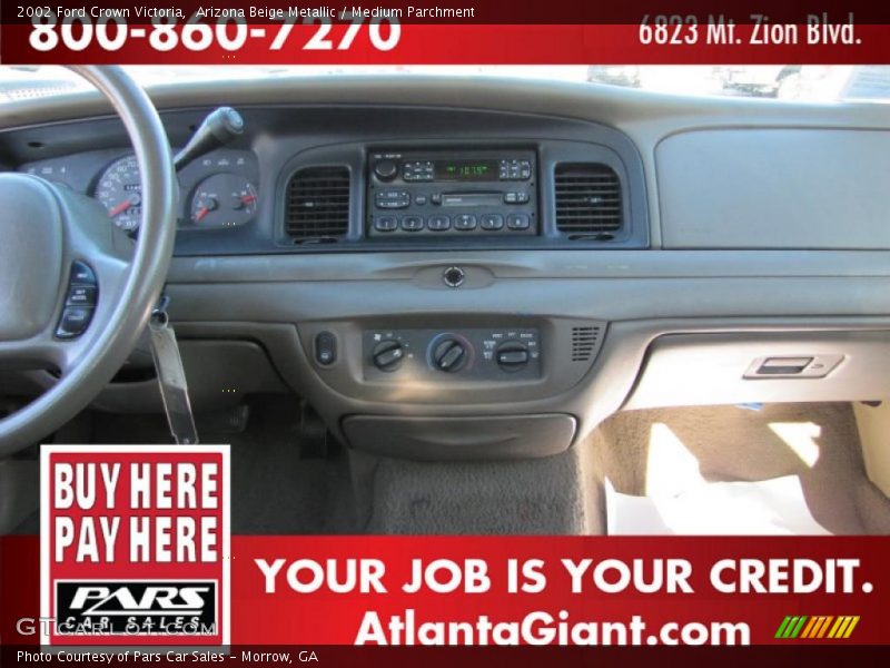 Arizona Beige Metallic / Medium Parchment 2002 Ford Crown Victoria