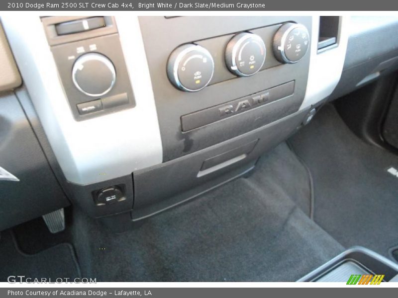 Bright White / Dark Slate/Medium Graystone 2010 Dodge Ram 2500 SLT Crew Cab 4x4