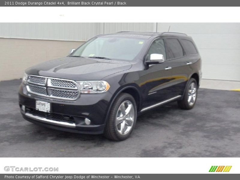 Brilliant Black Crystal Pearl / Black 2011 Dodge Durango Citadel 4x4
