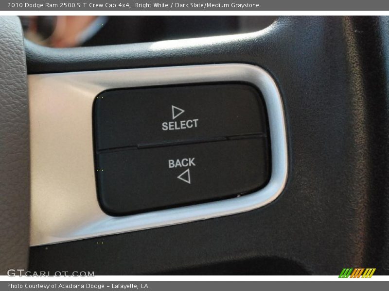 Bright White / Dark Slate/Medium Graystone 2010 Dodge Ram 2500 SLT Crew Cab 4x4