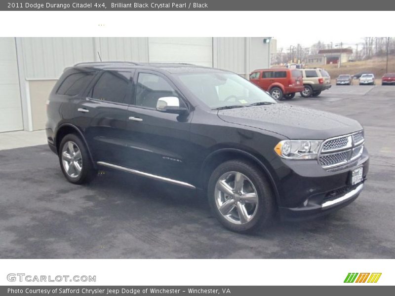 Brilliant Black Crystal Pearl / Black 2011 Dodge Durango Citadel 4x4
