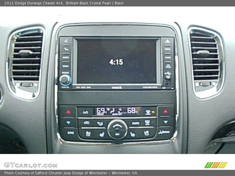 Brilliant Black Crystal Pearl / Black 2011 Dodge Durango Citadel 4x4