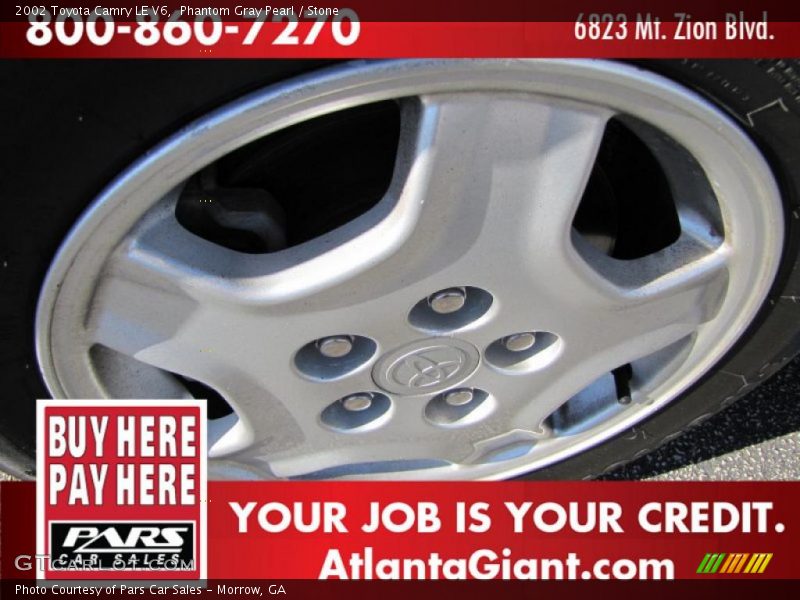 Phantom Gray Pearl / Stone 2002 Toyota Camry LE V6