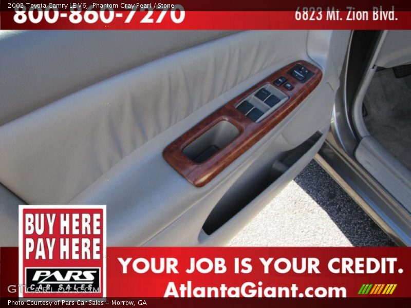 Phantom Gray Pearl / Stone 2002 Toyota Camry LE V6