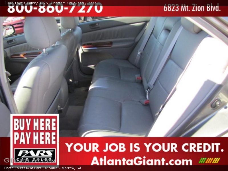 Phantom Gray Pearl / Stone 2002 Toyota Camry LE V6