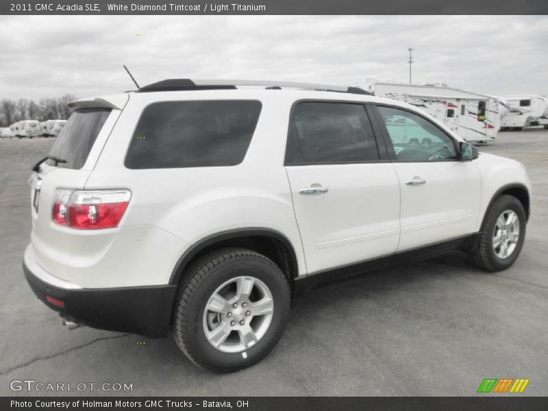 White Diamond Tintcoat / Light Titanium 2011 GMC Acadia SLE