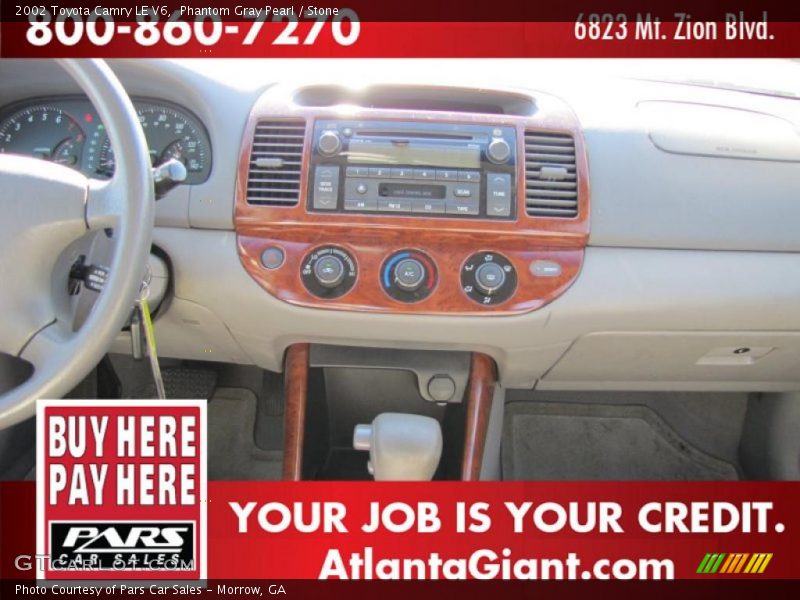 Phantom Gray Pearl / Stone 2002 Toyota Camry LE V6