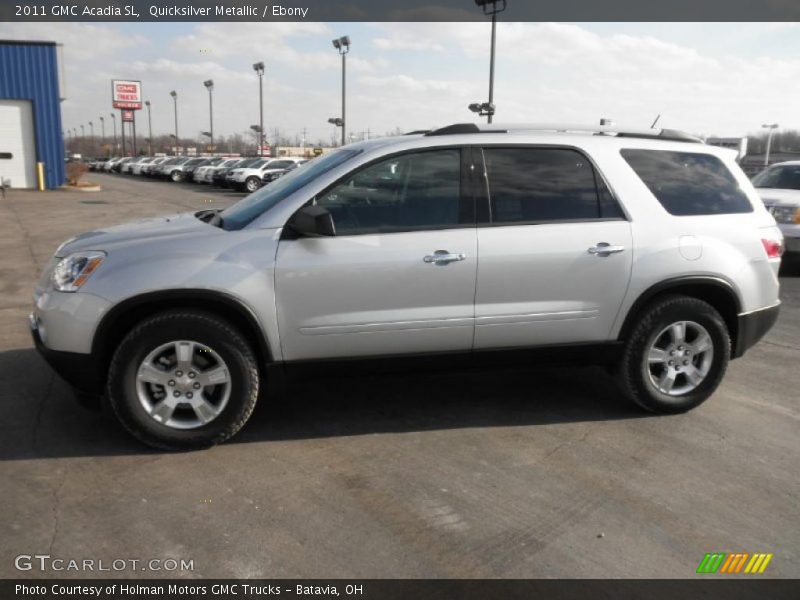 Quicksilver Metallic / Ebony 2011 GMC Acadia SL