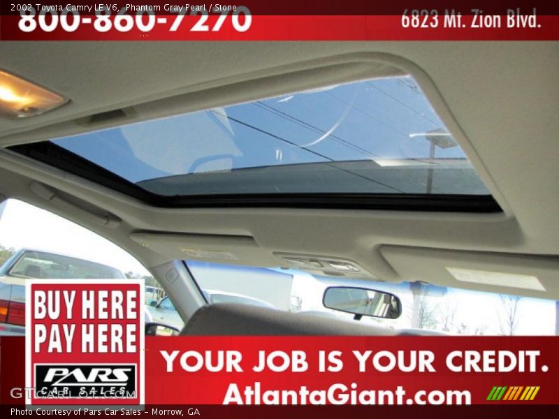 Phantom Gray Pearl / Stone 2002 Toyota Camry LE V6