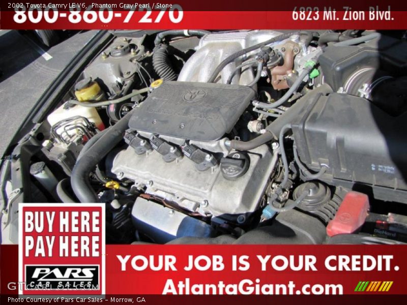 Phantom Gray Pearl / Stone 2002 Toyota Camry LE V6