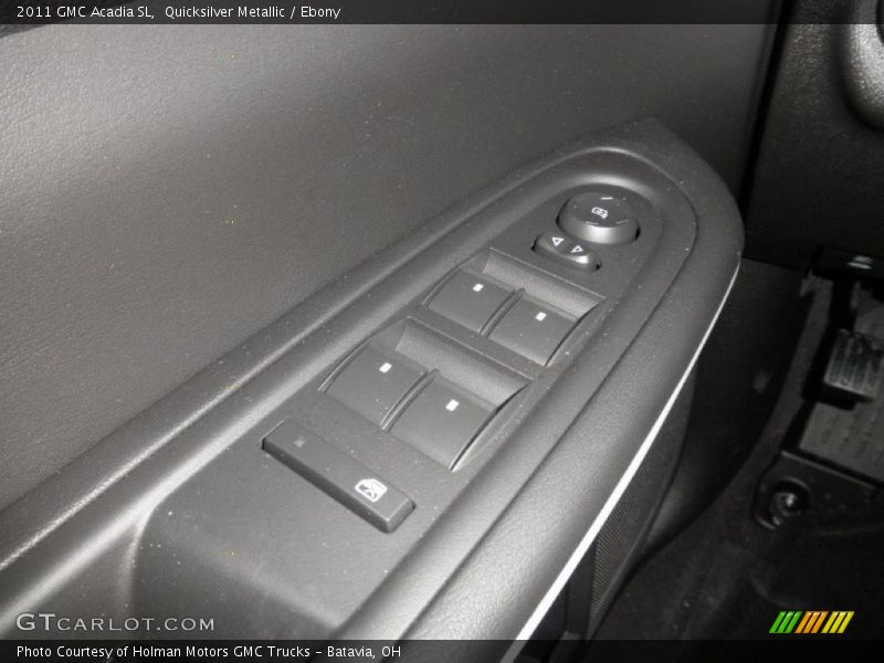 Quicksilver Metallic / Ebony 2011 GMC Acadia SL