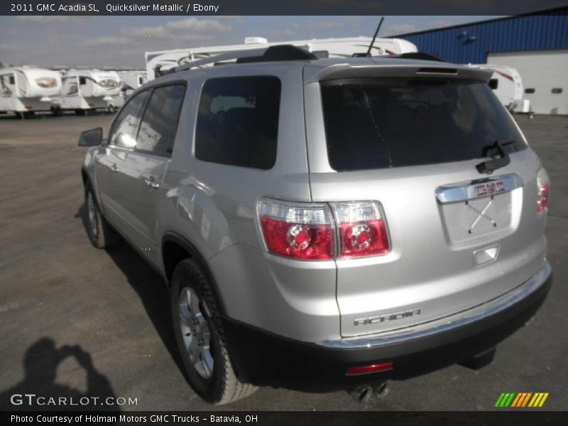 Quicksilver Metallic / Ebony 2011 GMC Acadia SL