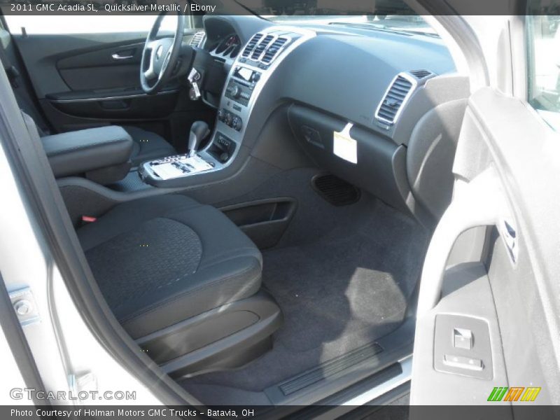 Quicksilver Metallic / Ebony 2011 GMC Acadia SL