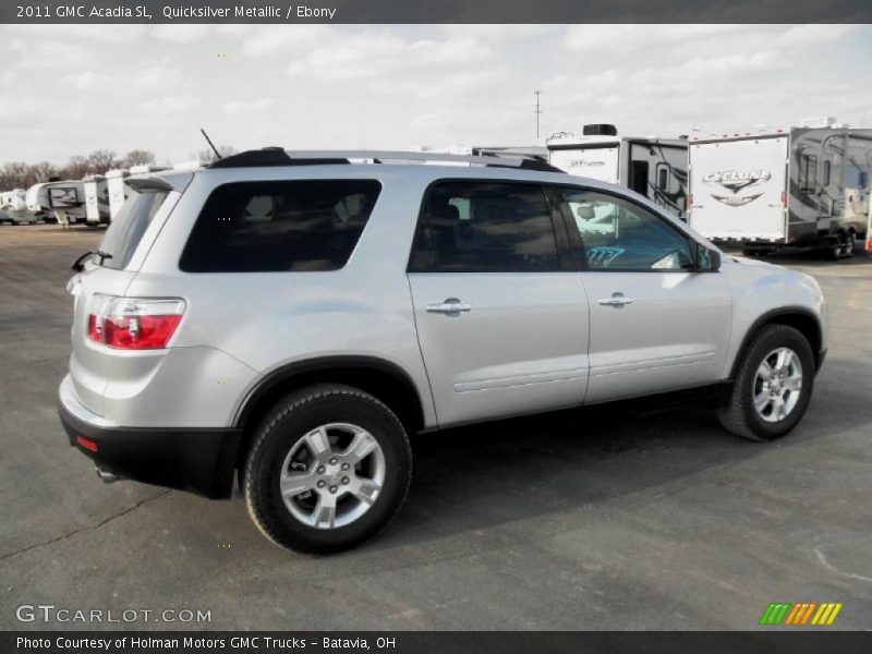 Quicksilver Metallic / Ebony 2011 GMC Acadia SL
