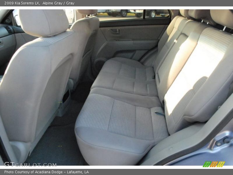  2009 Sorento LX Gray Interior