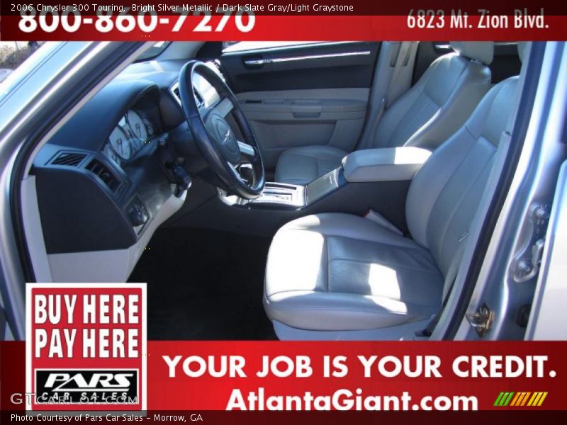 Bright Silver Metallic / Dark Slate Gray/Light Graystone 2006 Chrysler 300 Touring