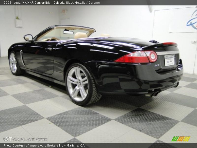 Celestial Black Metallic / Caramel 2008 Jaguar XK XKR Convertible