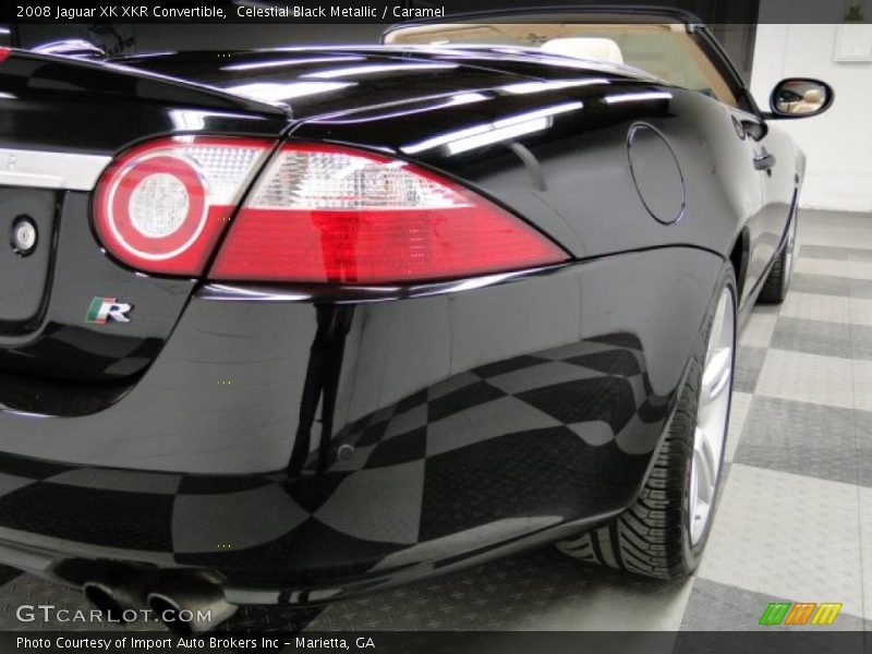 Celestial Black Metallic / Caramel 2008 Jaguar XK XKR Convertible