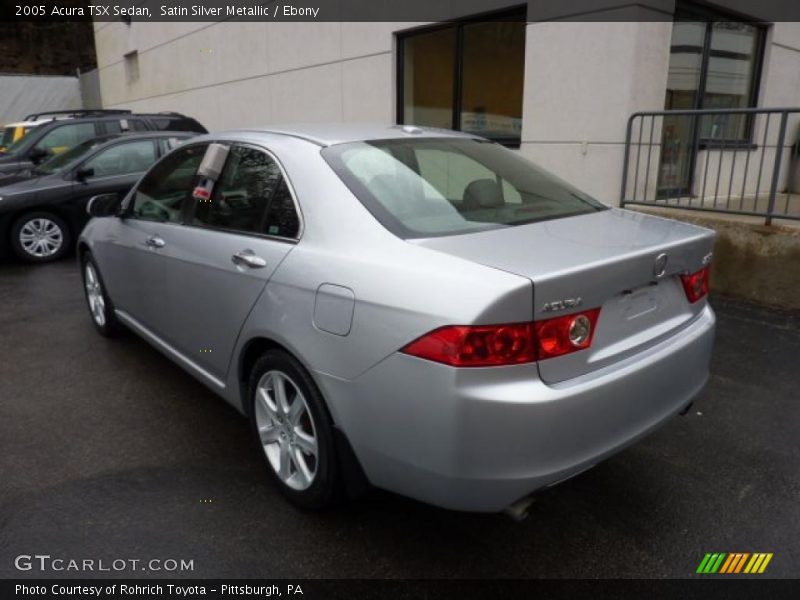 Satin Silver Metallic / Ebony 2005 Acura TSX Sedan