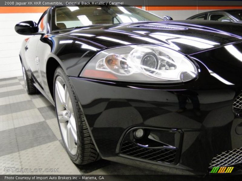 Celestial Black Metallic / Caramel 2008 Jaguar XK XKR Convertible