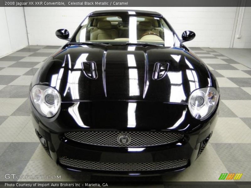 Celestial Black Metallic / Caramel 2008 Jaguar XK XKR Convertible